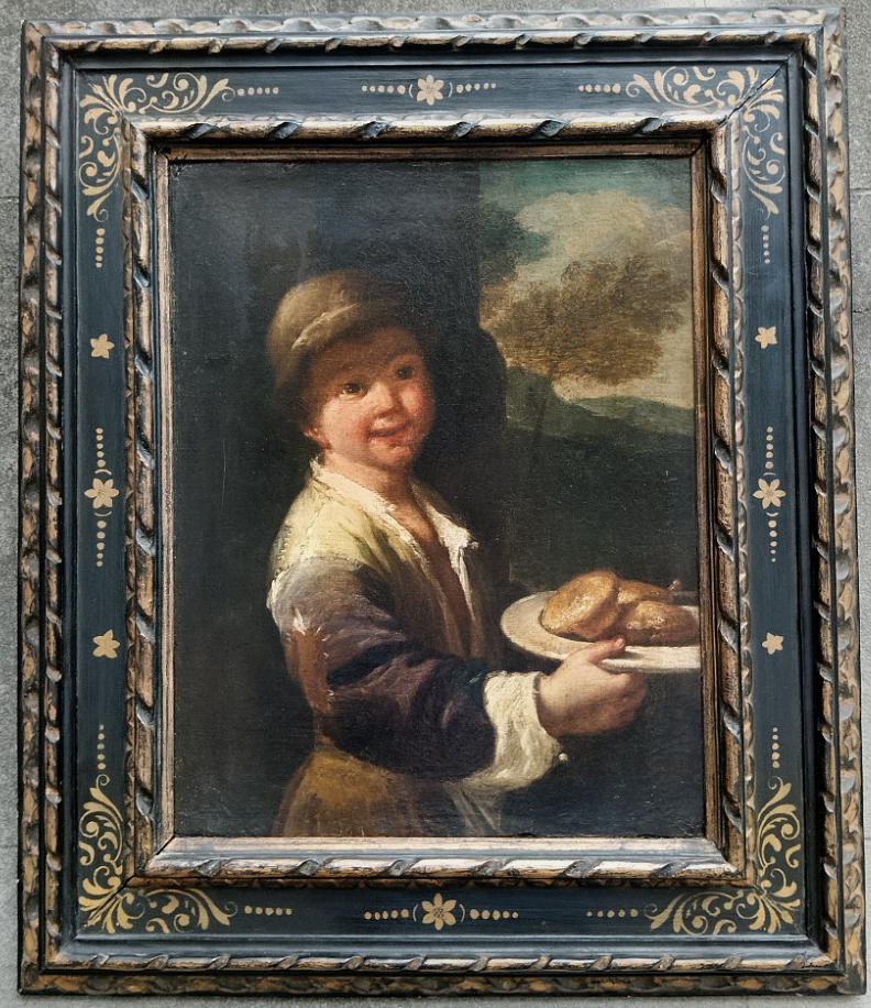Antonio Mercurio Aramosi oil painting boy mcphersonantiques.com